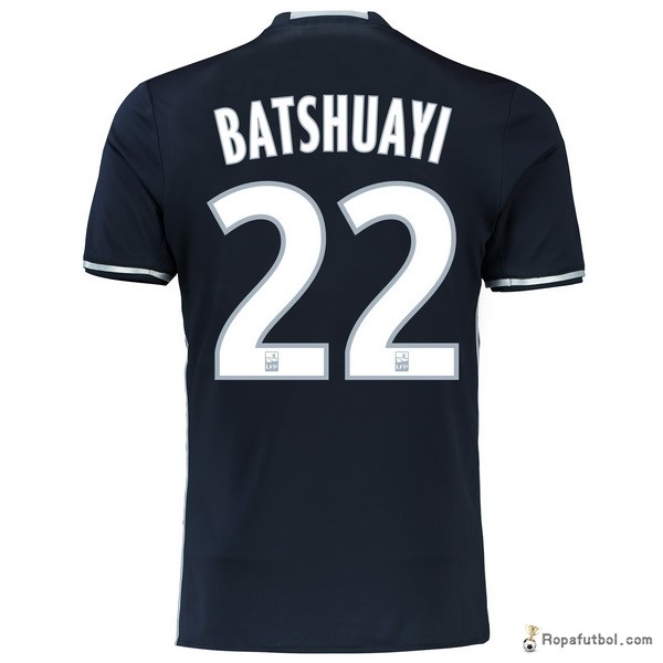 Camiseta Marsella Replica Segunda Ropa Batshuayi 2016/17 Negro